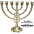 Kit Decoração Ceia Pães Folhagens Candelabro Arca 15cm Taças Vaso Com Trigo - Imagem 6