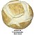 Kit Arranjo Santa Ceia Pão Italiano M 3 Uvas 14cm Taça 290ml e Trigo - Imagem 4