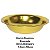 Jarra 2 Litros Bacia ou Copinhos Em Alumínio Dourado Decoração Mesa - Imagem 6
