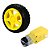 Roda e Motor DC 3v/6v - Imagem 1