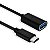 Cabo USB Tipo C 3.1 para USB Fêmea OTG - Imagem 1