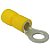 Terminal Pré-Isolado Anel 4mm Amarelo - Imagem 1