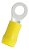 Terminal Pré-Isolado Anel 4mm Amarelo - Imagem 2