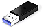 Adaptador Tipo-C Fêmea para USB Macho - Imagem 2