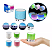 Mini Caixa de Som Bluetooth com Led Colorido Exbom - Imagem 2