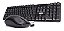 Kit Teclado e Mouse Sem Fio KP-2063 - Knup - Imagem 1