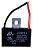 Capacitor 3uf x 250v com 2 Fios para Ventilador - Imagem 1