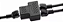 Adaptador RJ45 1 Fêmea para 2 Fêmeas Xtrad - Imagem 2