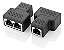Adaptador RJ45 1 Fêmea para 2 Fêmeas Xtrad - Imagem 1