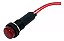 Sinalizador Olho de Boi - 24V - Vermelho - Imagem 1