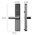 Fechadura digital Ezviz DL05 Wi-Fi BT - Imagem 3
