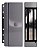 Fechadura Eletroima M320 Cinza Com Sensor A2551/cz - Imagem 1