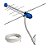 Antena Externa Hdtv 4 Em 1 Prohd-3610 Uhf Vhf Pro Eletronic - Imagem 2