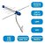 Antena Externa Hdtv 4 Em 1 Prohd-3610 Uhf Vhf Pro Eletronic - Imagem 4