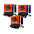 Kit 3x Receptor Digital Ku Hd Midiabox Se-2 Century - Imagem 1