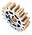Engrenagem Motor Traçao 17 Dentes M4 Dz Turbo R-7001 Rossi - Imagem 2