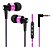 Fone Ouvido Intra-auricular C/controle Rosa Elsys Original - Imagem 1