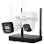 Kit Nvs 1 Camera Bullet 1 Camera Turret 2mp Nks422w02h - Imagem 1