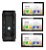 Kit Vídeo Porteiro Ds-kb8113-ime1 + 3x Ds-kh6350-wte1 Preto - Imagem 1