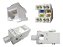 Conector Lan/rede Rj45 Cat6 Femea Utp Branco - Imagem 2