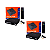 Kit 2x 477receptor Digital Ku Hd Midiabox Se-2 Century - Imagem 1