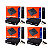 Kit 4x Receptor Digital Ku Hd Midiabox Se-2 Century - Imagem 1