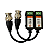 Conector Balun Parafuso Video 4k Fcbal05n Preto - Imagem 2