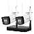 Kit Camera Nvr + 2 Bullet 2mp Wi-fi Nks422w0h Branco - Imagem 1