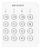 Teclado Para Alarme Sem Fio Ds-pk201b-we Ax Home - Imagem 1