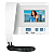 Kit Vídeo Porteiro Série Class Branco Tela 4,3 Hdl Branco - Imagem 3