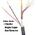 Cabo Coaxial BNC Udi 4mm 100m Preto Dupla Blindagem CFTV - Imagem 2