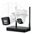 Kit Oficial Hikvision Easylink Nks424w02h Wi-fi 4mp Áudio - Imagem 1
