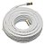 Cabo Coaxial 15m Rg59 Megacabos Com Conectores Rg6 Para Tv - Imagem 1