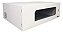 Mini Rack Max Eletron 3U Branco de 350mm com Visor em - Imagem 1