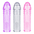 Capa Peniana Silicone Gel com Elasticidade Texturizada 16 cms - Imagem 1