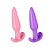 Kit Plug Anal de Silicone Jelly com Vibrador - 8 Peças - 2 Cores - Imagem 5