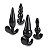 Kit Meu Primeiro Anal - Plugs em Silicone Macio Cores - com 04 Unidades - Imagem 2