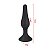 Plug Anal Cônico em Silicone com Ventosa - Tamanho G 16X3.9 Cms - Imagem 2