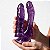 Penis Duplo Transparente com Super Ventosa, 17,3 X 3,5 Cms - Imagem 4