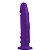Plug Anal Reto com Glande e Ventosa - Tamanho 13.6 x 2.8 Cms - Imagem 3