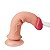 Penis Ultra Realístico Dupla Camada com Ventosa - 19 x 3,5cms - Imagem 5