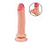Penis Ultra Realístico Dupla Camada com Ventosa - 19 x 3,5cms - Imagem 1