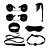 Kit Sado Bondage com 06 Itens Cores - Imagem 1