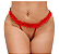Calcinha Fio Dental  Sexy com Abertura Frontal Cores - Imagem 4