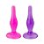 Kit Plug Anal de Silicone Jelly com Vibrador - 8 Peças - 2 Cores - Imagem 4