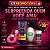 "Kit Promocional" Algema Pelucia + Lubrificante Beijável + Egg Masturbador + Venda para os Olhos em Couro+ Bolinha Explosiva Chocolate - Imagem 1