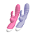 Vibrador Rabbit Texturizado com Duplo Motor 10 Intensidades Cores - Carregamento USB - Imagem 1