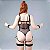 Kit Ajustável Fetiche Harness Corporal com Algemas e Cinta Liga - Imagem 5
