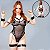 Kit Ajustável Fetiche Harness Corporal com Algemas e Cinta Liga - Imagem 8