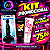 "Kit Promocional" Plug Anal Escalonado Silicone + Gel Anestésico + Lubrificante Neutro Deslizante - Imagem 1